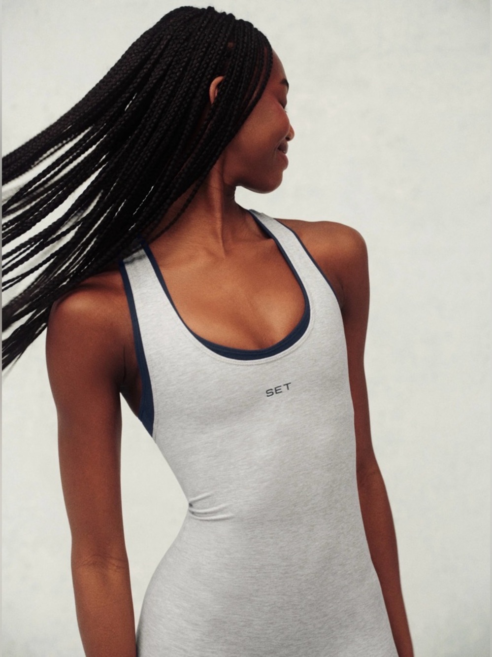 Set active shorty suit in Analog
